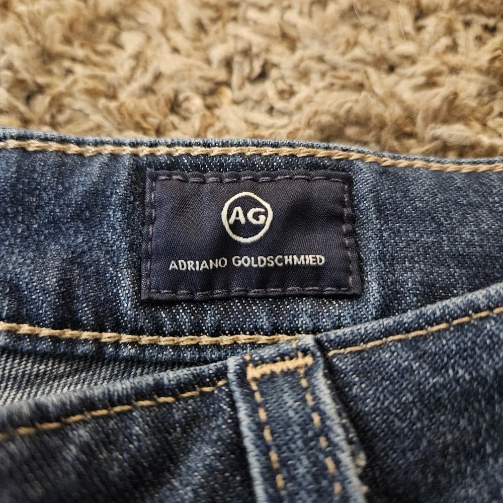 AG Adriano Goldschmied Mari Jeans Womens Size 34 High‎ Rise Slim Straight Blue